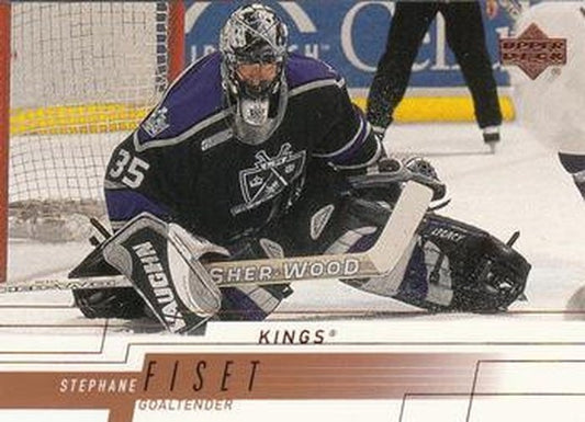 #81 Stephane Fiset - Los Angeles Kings - 2000-01 Upper Deck Hockey