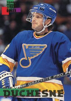 #81 Steve Duchesne - St. Louis Blues - 1994-95 Stadium Club Hockey