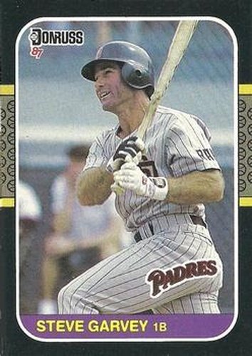 #81 Steve Garvey - San Diego Padres - 1987 Donruss Baseball