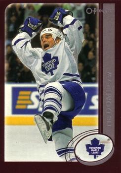 #81 Tie Domi - Toronto Maple Leafs - 2002-03 O-Pee-Chee Hockey
