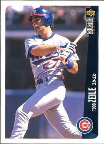 #81 Todd Zeile - Chicago Cubs - 1996 Collector's Choice Baseball