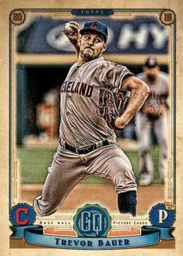 #81 Trevor Bauer - Cleveland Indians - 2019 Topps Gypsy Queen Baseball