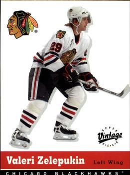 #81 Valeri Zelepukin - Chicago Blackhawks - 2000-01 Upper Deck Vintage Hockey