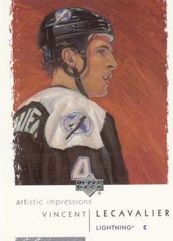 #81 Vincent Lecavalier - Tampa Bay Lightning - 2002-03 UD Artistic Impressions Hockey