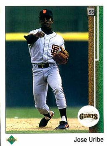 #181 Jose Uribe - San Francisco Giants - 1989 Upper Deck Baseball
