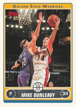 #81 Mike Dunleavy Jr. - Golden State Warriors - 2006-07 Topps Basketball