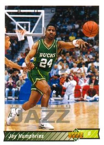 #81 Jay Humphries - Utah Jazz - 1992-93 Upper Deck Basketball