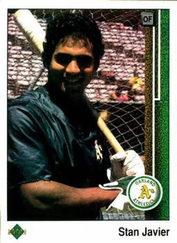 #581 Stan Javier - Oakland Athletics - 1989 Upper Deck Baseball