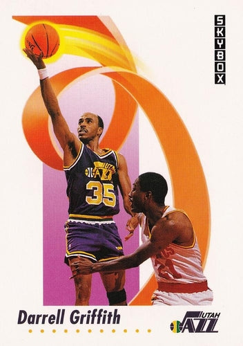 #281 Darrell Griffith - Utah Jazz - 1991-92 SkyBox Basketball