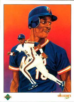#681 Darryl Strawberry - New York Mets - 1989 Upper Deck Baseball