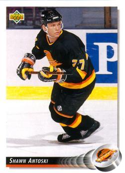 #81 Shawn Antoski - Vancouver Canucks - 1992-93 Upper Deck Hockey