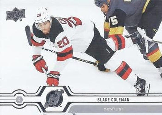 #81 Blake Coleman - New Jersey Devils - 2019-20 Upper Deck Hockey