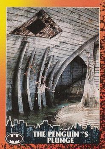 #81 The Penguin's Plunge - 1992 Topps Batman Returns