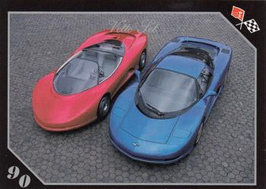 #81 1990 Corvette CERV III - 1991 Collect-A-Card Vette Set