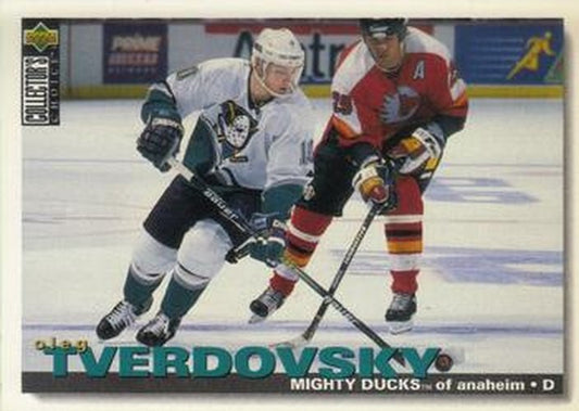 #81 Oleg Tverdovsky - Anaheim Mighty Ducks - 1995-96 Collector's Choice Hockey
