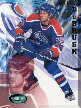 #81 Louie DeBrusk - Edmonton Oilers - 1995-96 Parkhurst International Hockey