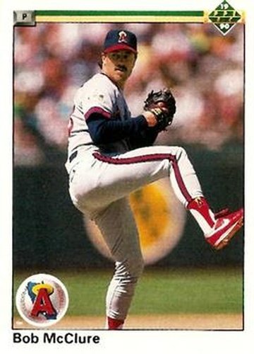 #81 Bob McClure - California Angels - 1990 Upper Deck Baseball