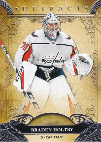 #81 Braden Holtby - Washington Capitals - 2020-21 Upper Deck Artifacts Hockey