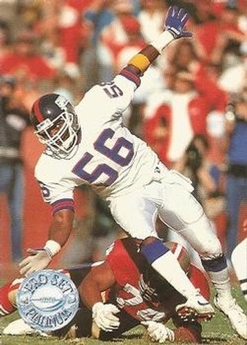 #81 Lawrence Taylor - New York Giants - 1991 Pro Set Platinum Football