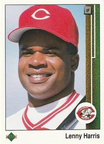 #781 Lenny Harris - Cincinnati Reds - 1989 Upper Deck Baseball