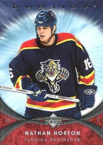 #81 Nathan Horton - Nathan Horton - 2007-08 Upper Deck Ovation Hockey