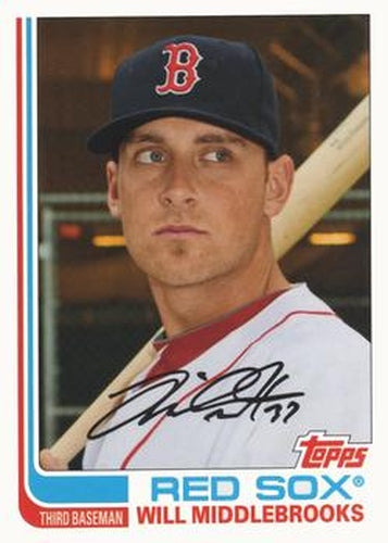 #81 Will Middlebrooks - Boston Red Sox - 2013 Topps Archives Baseball