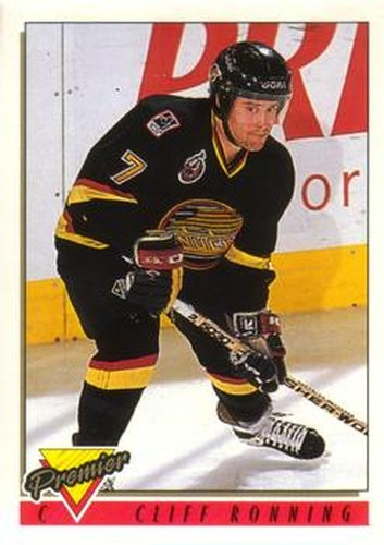 #81 Cliff Ronning - Vancouver Canucks - 1993-94 O-Pee-Chee Premier Hockey