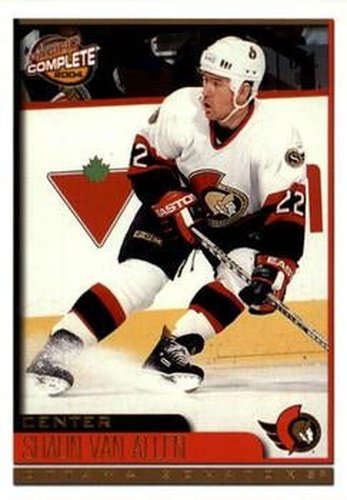 #81 Shaun Van Allen - Ottawa Senators - 2003-04 Pacific Complete Hockey