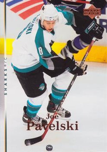 #81 Joe Pavelski - San Jose Sharks - 2007-08 Upper Deck Hockey