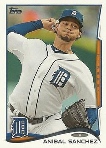 #81a Anibal Sanchez - Detroit Tigers - 2014 Topps Baseball