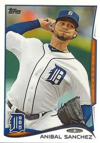 #81b Anibal Sanchez - Detroit Tigers - 2014 Topps Baseball