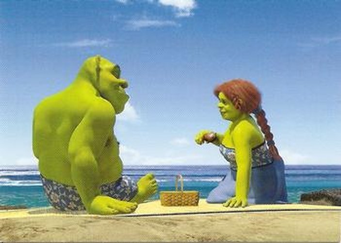 #16 Beach Party - 2004 Cards Inc. Shrek Movie 2