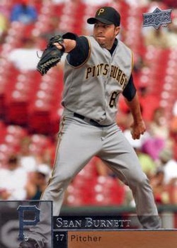 #822 Sean Burnett - Pittsburgh Pirates - 2009 Upper Deck Baseball