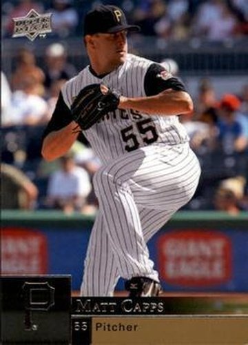 #825 Matt Capps - Pittsburgh Pirates - 2009 Upper Deck Baseball