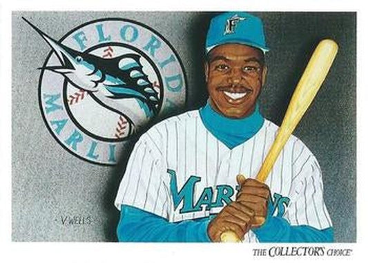 #825 Nigel Wilson - Florida Marlins - 1993 Upper Deck Baseball
