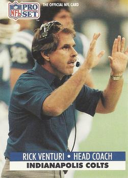 #827 Rick Venturi - Indianapolis Colts - 1991 Pro Set Football