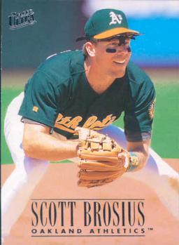 #111 Scott Brosius - Oakland Athletics - 1996 Ultra Baseball