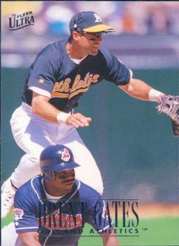 #113 Brent Gates - Oakland Athletics - 1996 Ultra Baseball