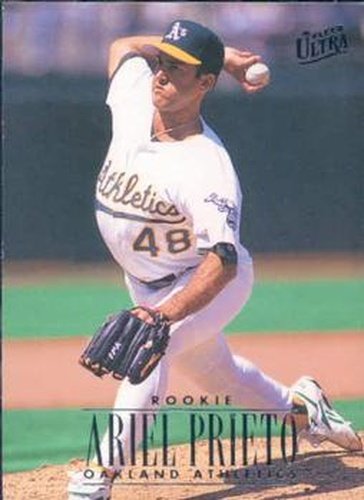 #116 Ariel Prieto - Oakland Athletics - 1996 Ultra Baseball