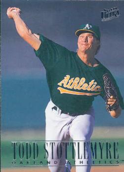 #118 Todd Stottlemyre - Oakland Athletics - 1996 Ultra Baseball