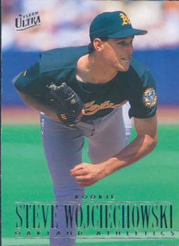 #120 Steve Wojciechowski - Oakland Athletics - 1996 Ultra Baseball