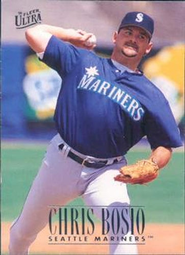 #124 Chris Bosio - Seattle Mariners - 1996 Ultra Baseball