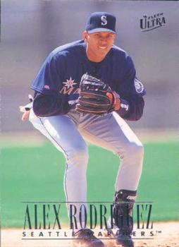 #130 Alex Rodriguez - Seattle Mariners - 1996 Ultra Baseball