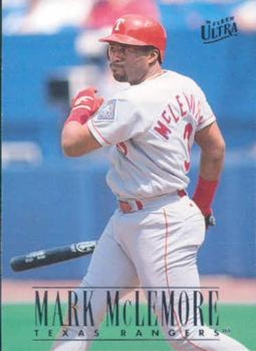 #137 Mark McLemore - Texas Rangers - 1996 Ultra Baseball