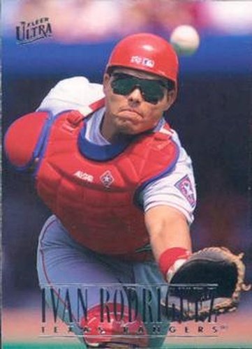 #139 Ivan Rodriguez - Texas Rangers - 1996 Ultra Baseball