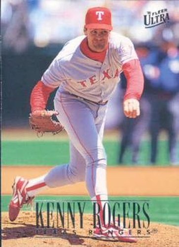 #140 Kenny Rogers - Texas Rangers - 1996 Ultra Baseball
