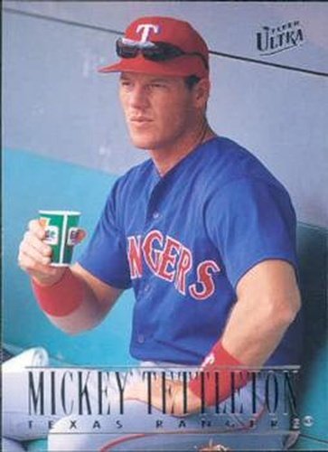 #141 Mickey Tettleton - Texas Rangers - 1996 Ultra Baseball