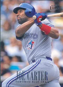 #143 Joe Carter - Toronto Blue Jays - 1996 Ultra Baseball