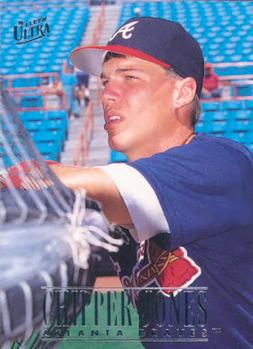 #156 Chipper Jones - Atlanta Braves - 1996 Ultra Baseball