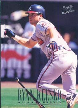 #158 Ryan Klesko - Atlanta Braves - 1996 Ultra Baseball